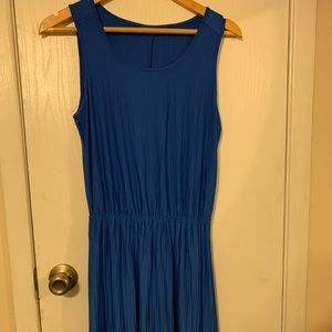Royal blue stretchy dress.